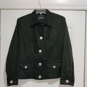 Jones New York Signature Black Stretch Blazer Women's Size Large